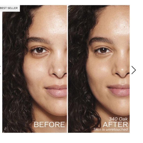 SHISEIDO REVITALESSENCE SKIN GLOW FOUNDATION 340 OAK - Picture 3 of 3